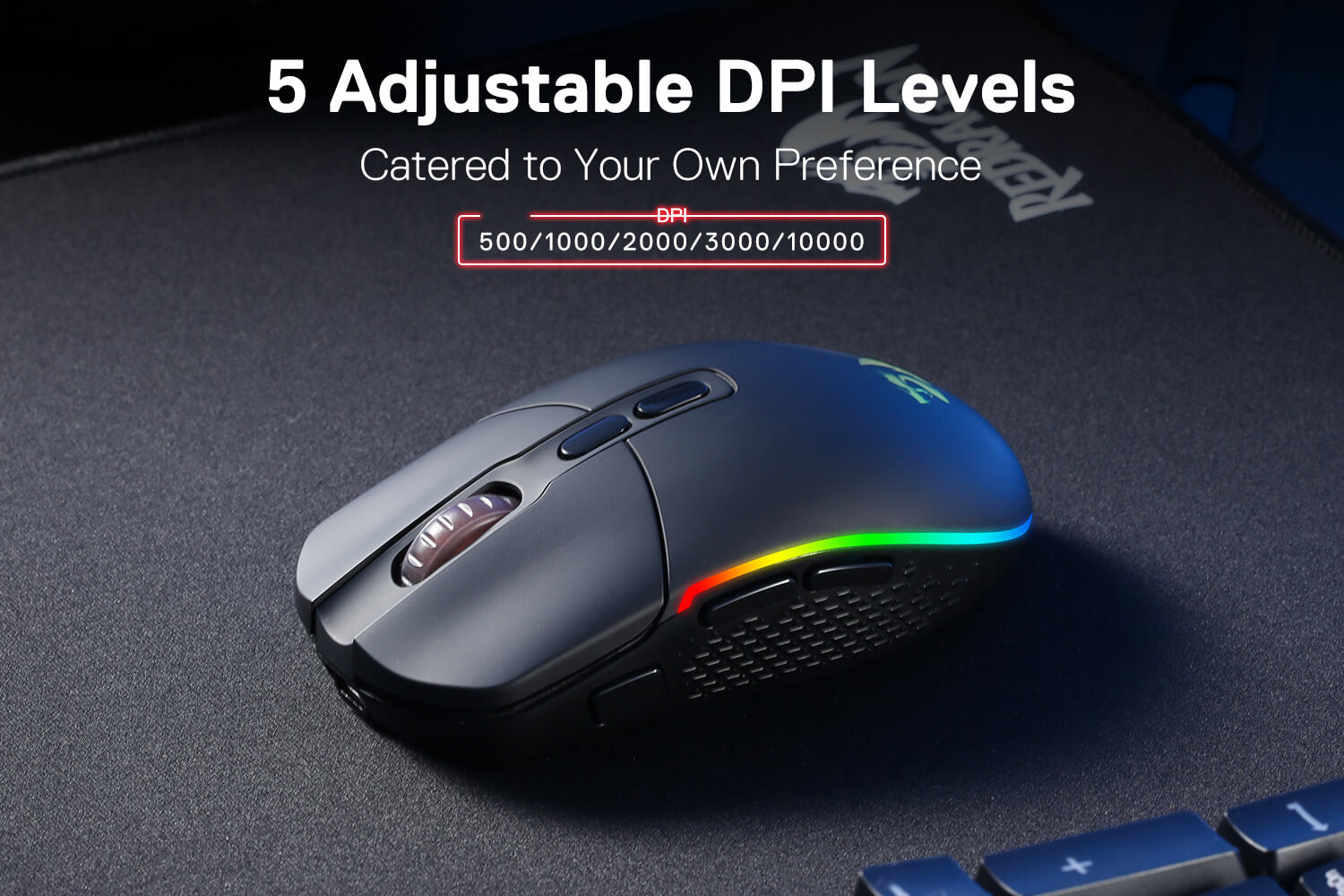 Redragon M719 Pro Wireless Optical Gaming Mouse