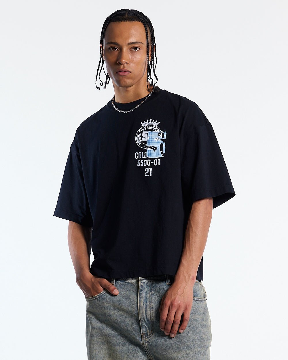 BOARDING TEE BLACK