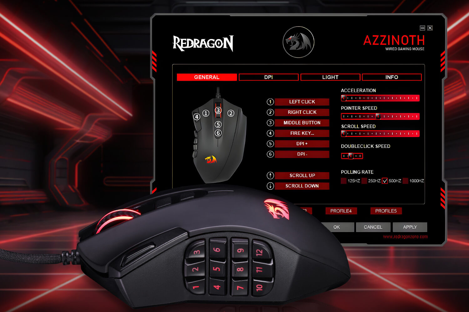 Redragon M921 MMO Gaming Mouse