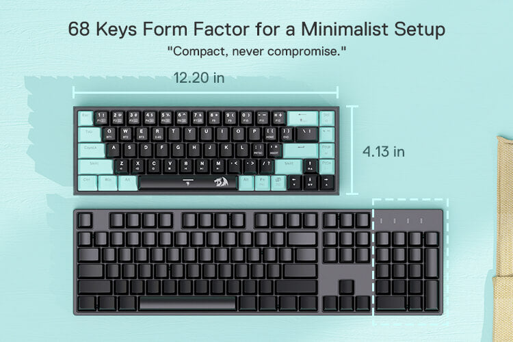 green keyboard