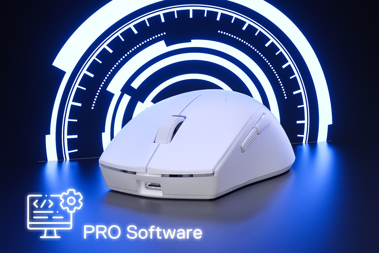 Redragon M918 PRO 3-Mode Wireless Gaming Mouse, 55G Lightweight 26K DPI Gamer Mouse w/Ergonomic Natural Grip Build, Full Programmable Buttons, Software Supports DIY Keybinds & DPI