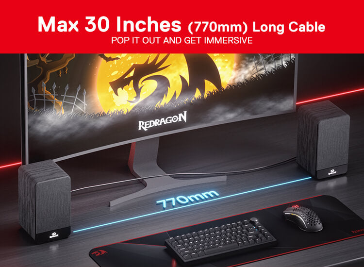 redragon gaming pc speakers