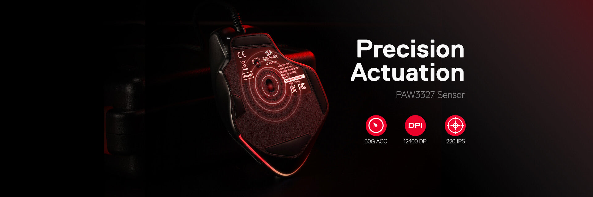 Redragon M806 Bullseye Gaming Mouse