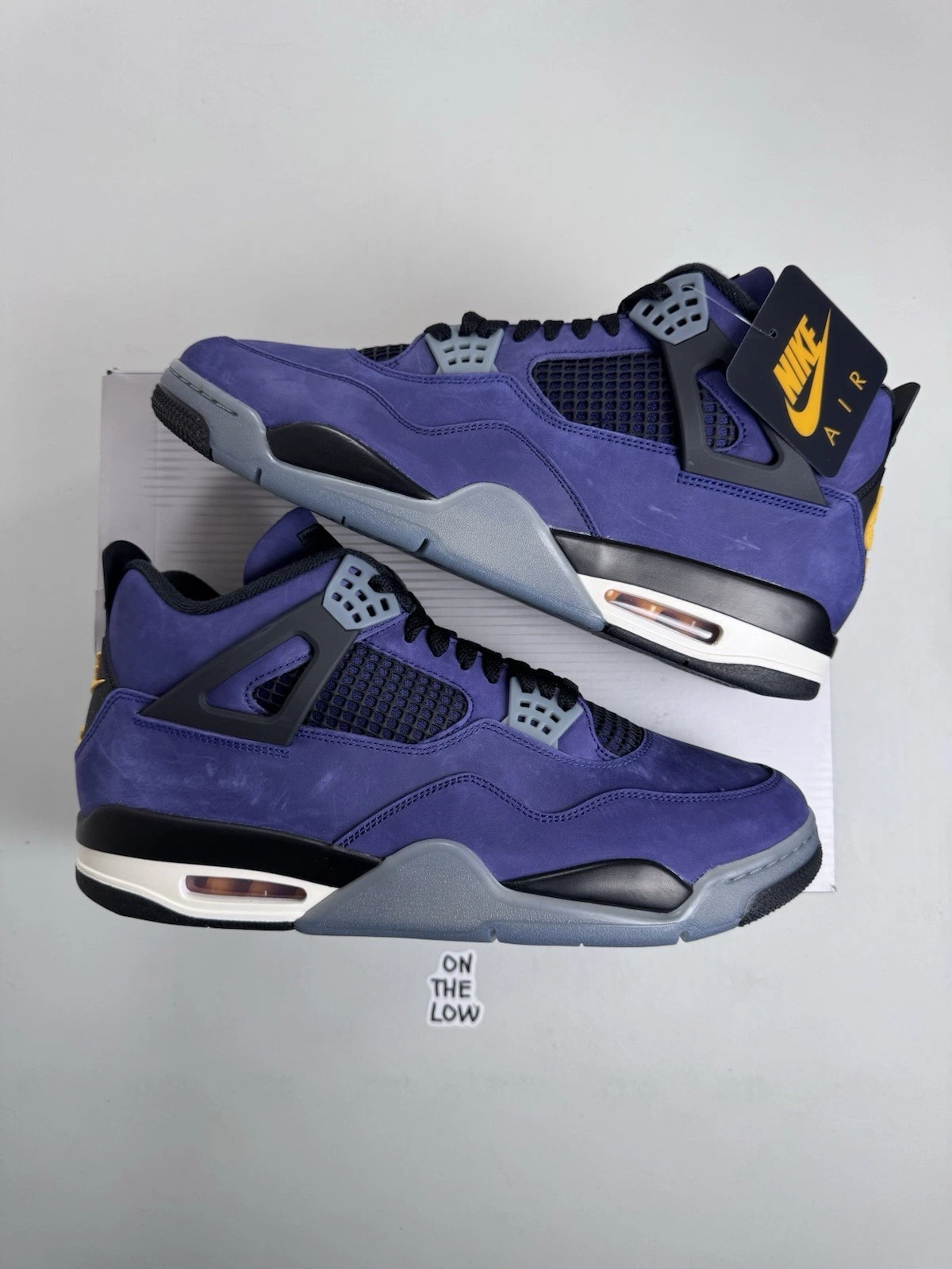 Nike Air Jordan 4 Retro Lakers Imperial Purple | FV5029-500 | NEW