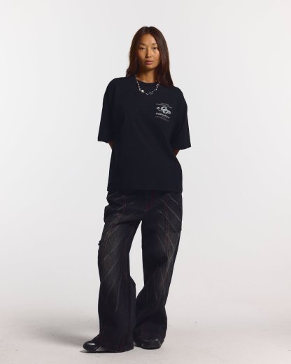SPARKLY TEE BLACK