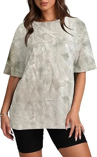 Unisex Oversized Camo Shirts for Women and Men