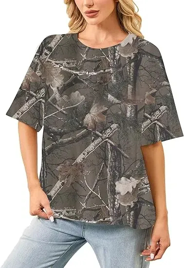 Unisex Oversized Camo Shirts for Women and Men