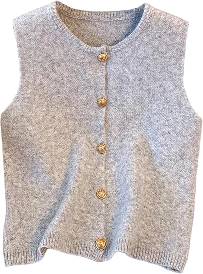 Women's Button-Front Sweater Vest