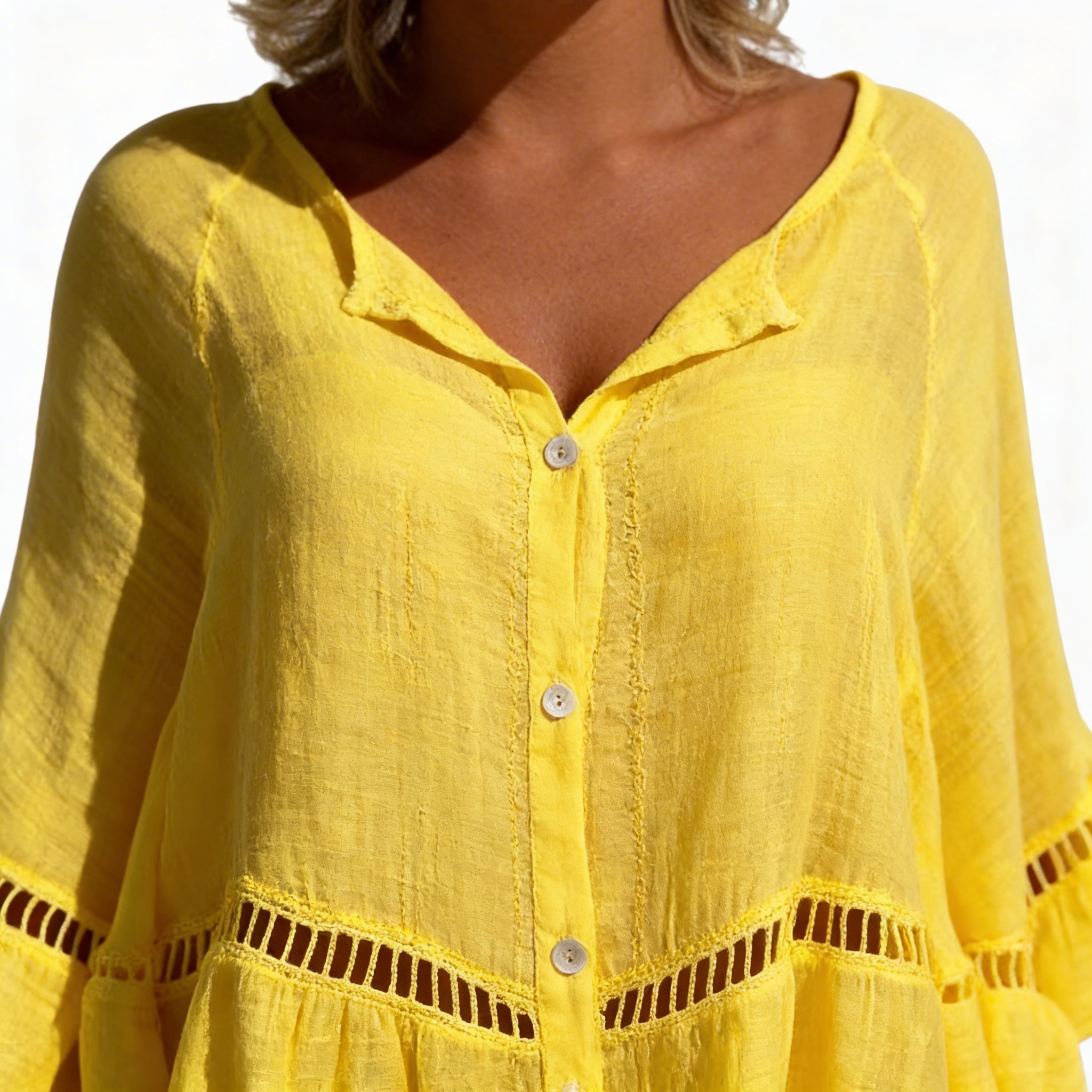 Dress being worn in a relaxed setting