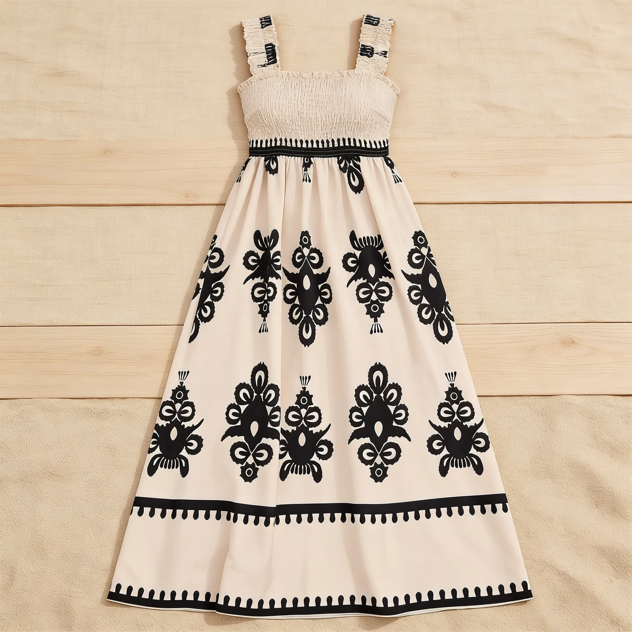 Dress fabric detail for breathability