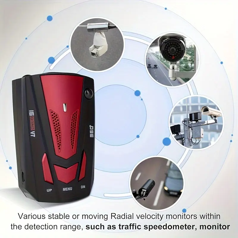 Product Introduction of 360 °   Advanced Car GPS and LiDAR Detector - 16 Frequency Bands, Voice Alerts, Instant Threat Detection, Enhanced Safety Features 1