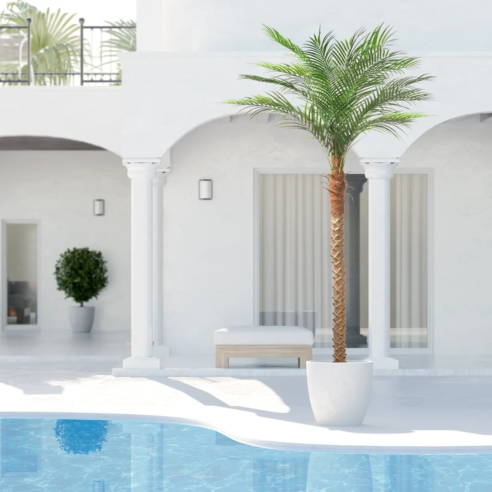 7/8/9FT Realistic Artificial Palm Tree for Courtyard