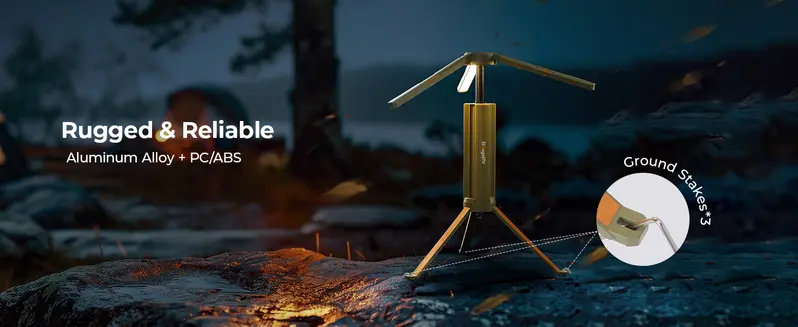 Product Introduction of BougeRV 15600mAh Camping Light, Rechargeable Camping lights with Stretchable Tripod, Outdoor Portable Emergency Light Gear for Camping, Hiking, Work, Power Outages 22