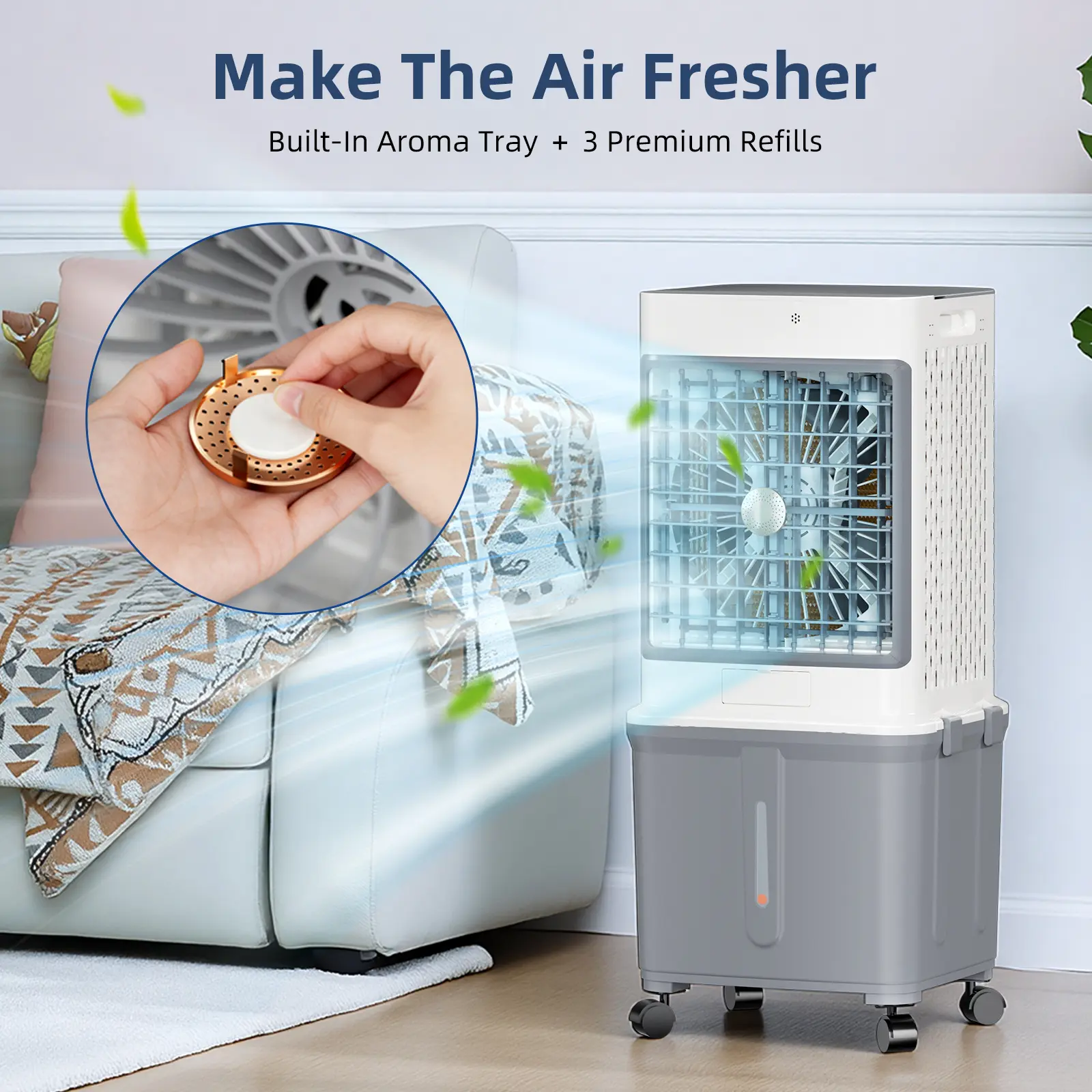 Air Cooler- 1200W Adjustable Power