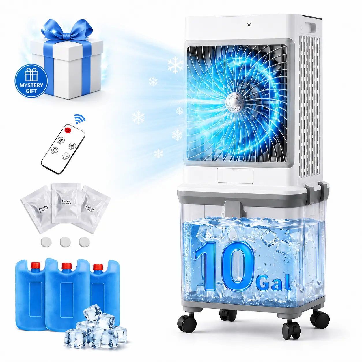 Air Cooler- 1200W Adjustable Power