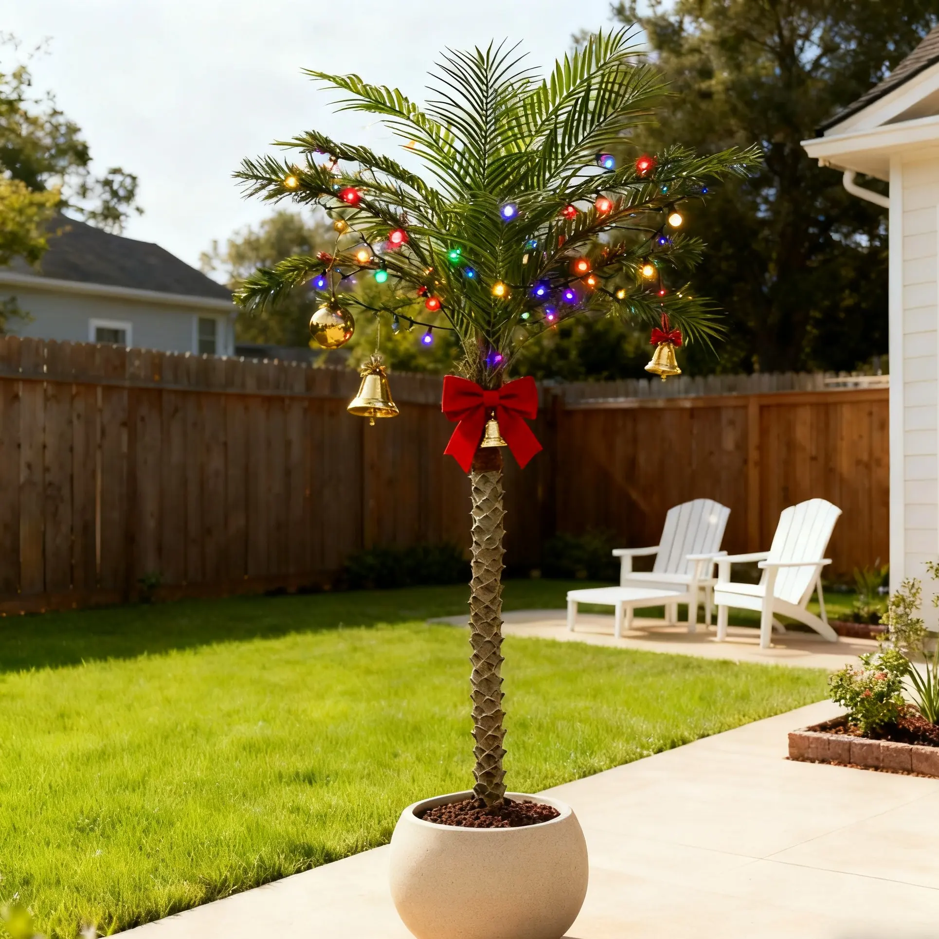 7/8/9FT Realistic Artificial Palm Tree for Courtyard