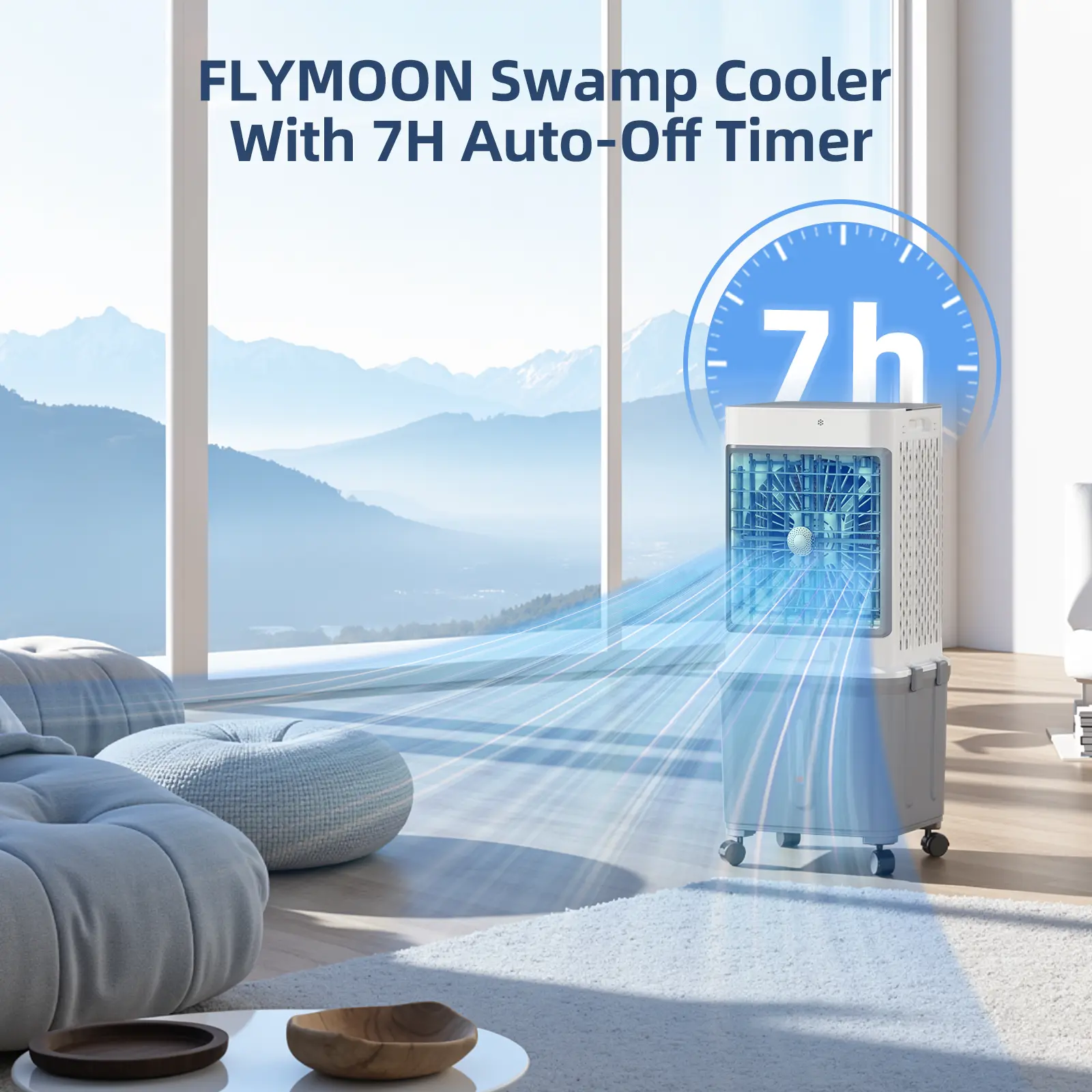 Air Cooler- 1200W Adjustable Power