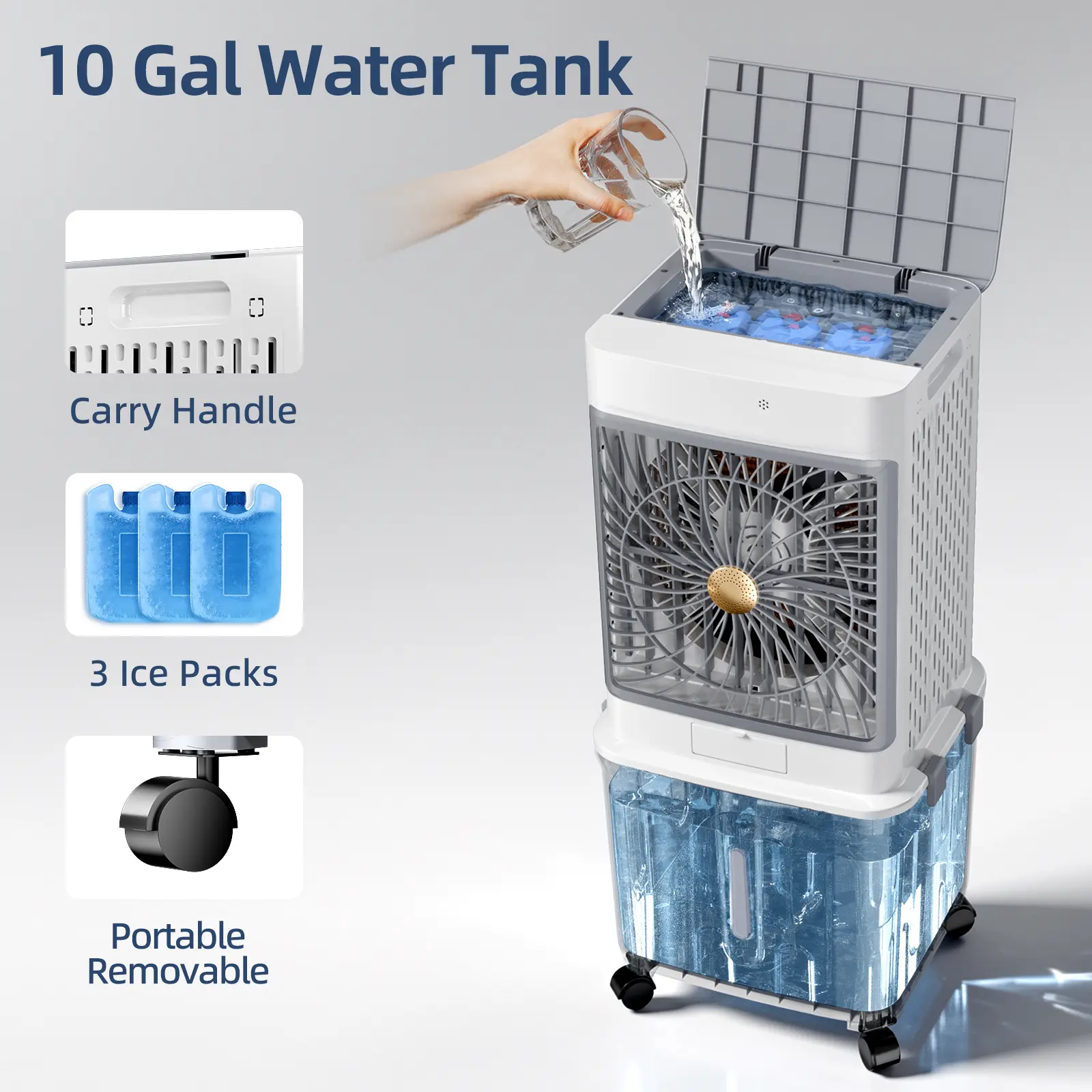 Air Cooler- 1200W Adjustable Power