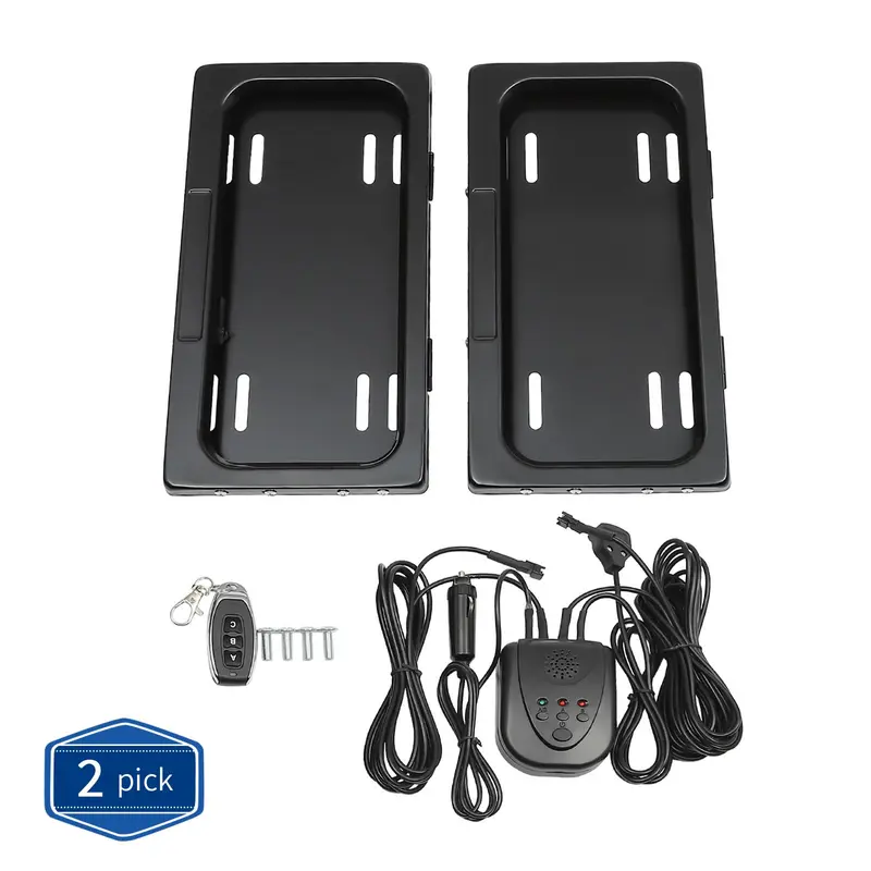 Product Introduction of Car License Plate, Black Silicone License Plate Frames, Universal US Car Licence Plate Covers for US Universal License(1/2 Pcs) Automotive Vehicle Truck Logo 0