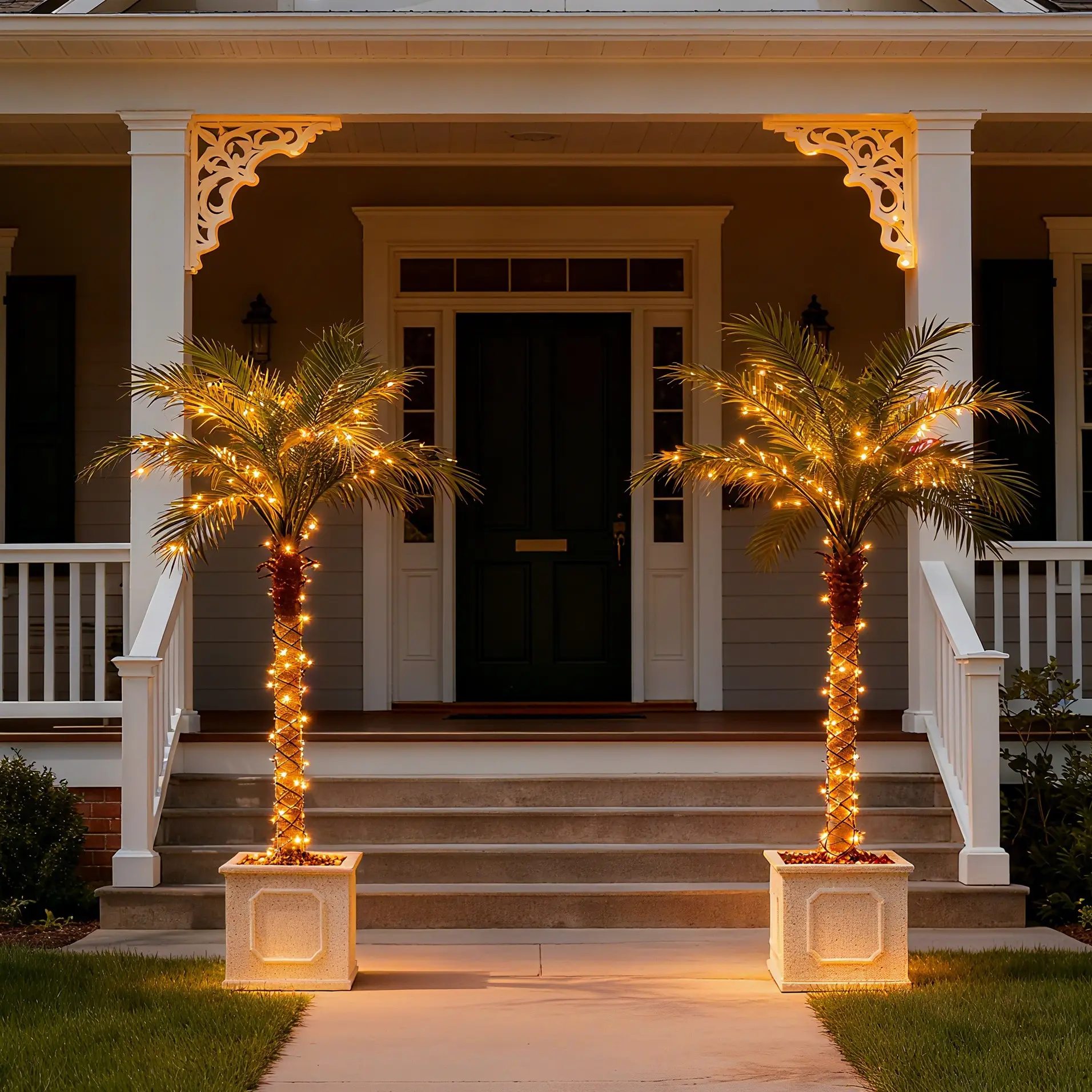 7/8/9FT Realistic Artificial Palm Tree for Courtyard