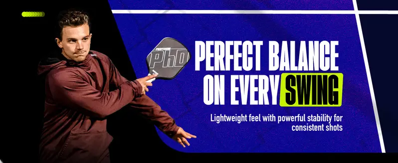 Product Introduction of Professor PhD Raw Carbon Fiber Pickleball Paddle - 16MM - USA Pickleball Approved - Honeycomb Core - Power & Control 5