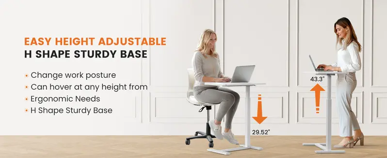 Product Introduction of Overbed Bedside Table with Wheels, Mobile Standing Stand Up Rolling Laptop PC, Adjustable Height Tray, Side Computer Workstation for Home Use 2