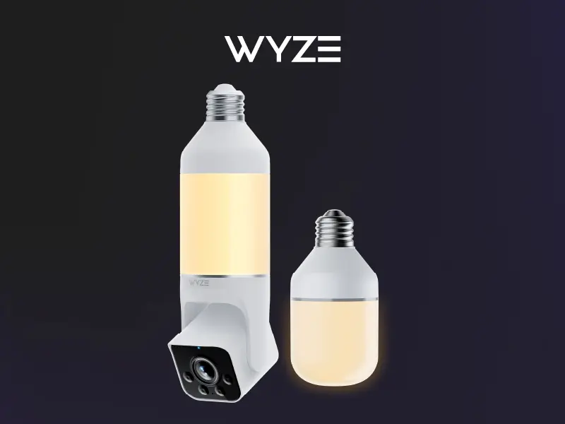 Product Introduction of Wyze Bulb Cam — 2K HD Light Bulb Security Camera, 24/7 MicroSD Recording, Color Night Vision, Optional Advanced AI Subscription for Pet/Package/Person Detection, Dimmable LED, Color Night Vision, 2-Way Audio 0