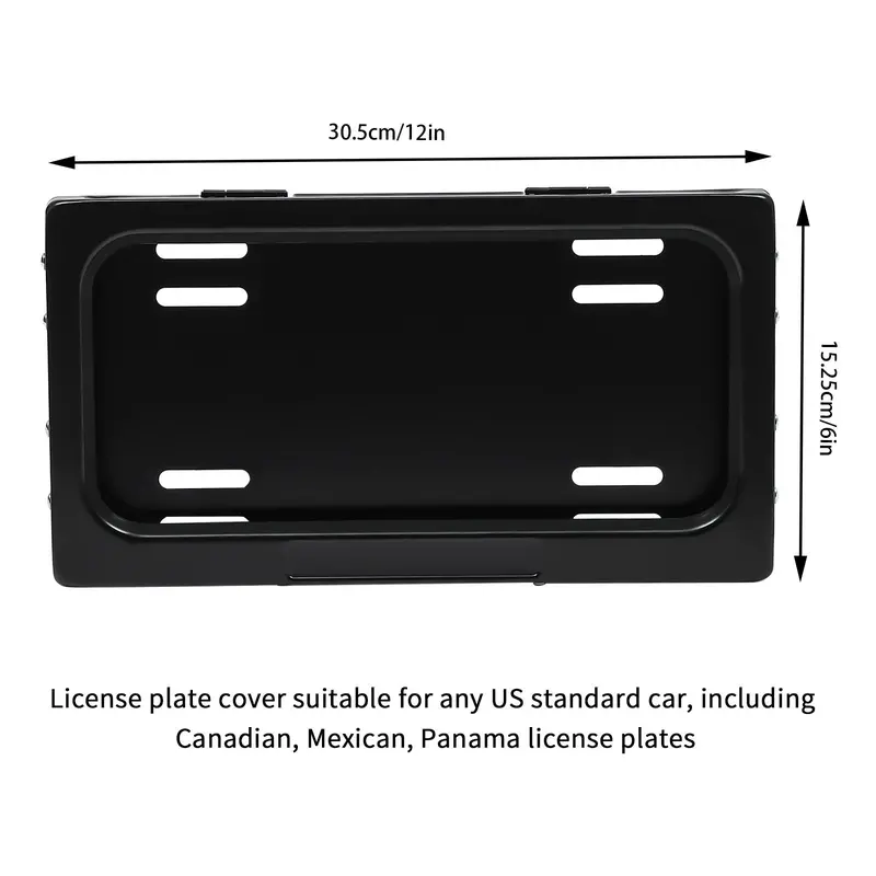 Product Introduction of Car License Plate, Black Silicone License Plate Frames, Universal US Car Licence Plate Covers for US Universal License(1/2 Pcs) Automotive Vehicle Truck Logo 1