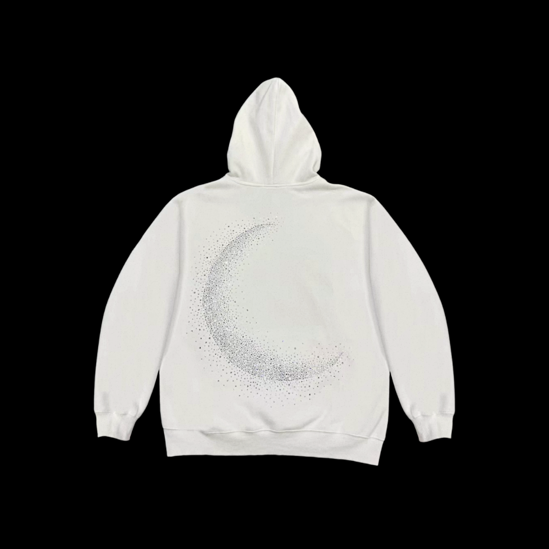 VYBES Rhinestone Moon Hoodie