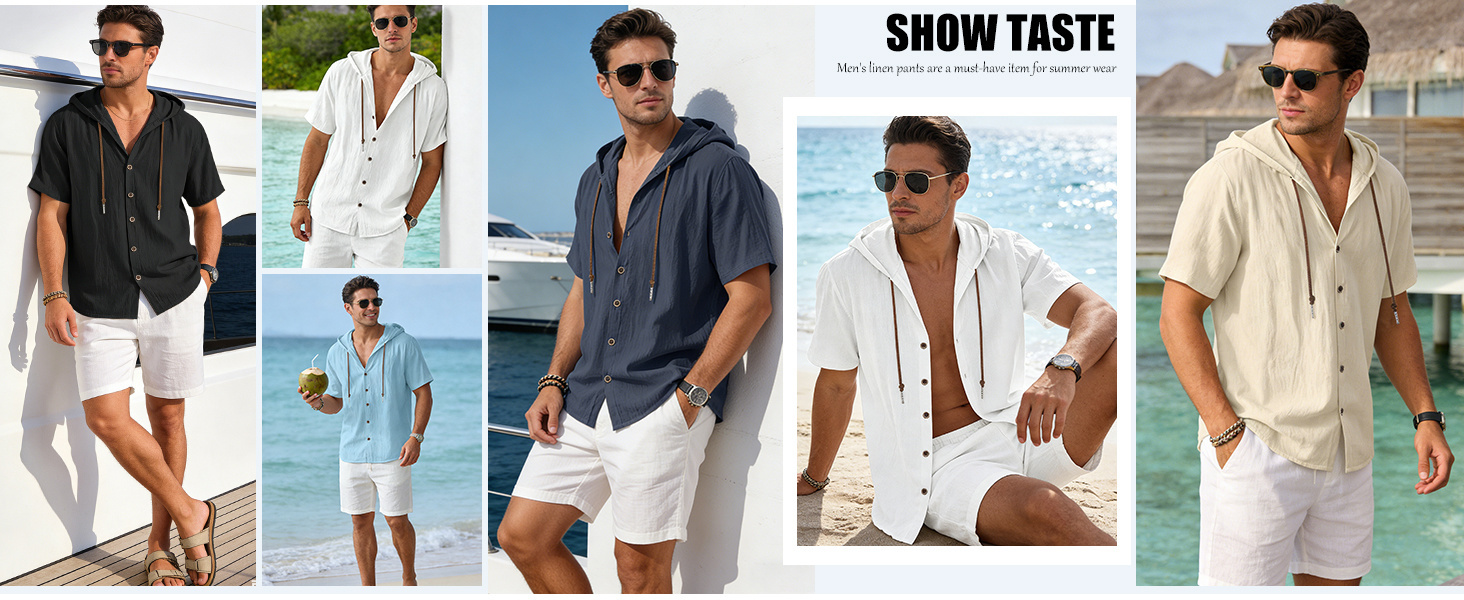 men linen shirt