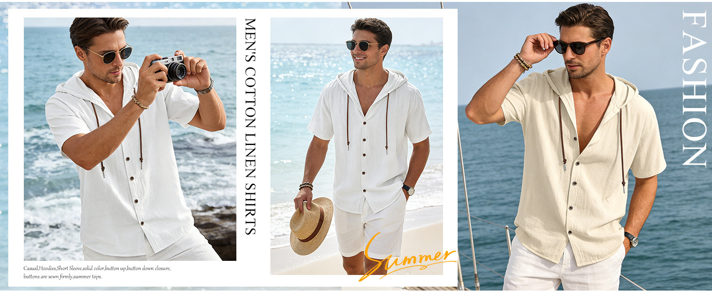 MEN LINEN SHORT SLEEVEED SHIRT