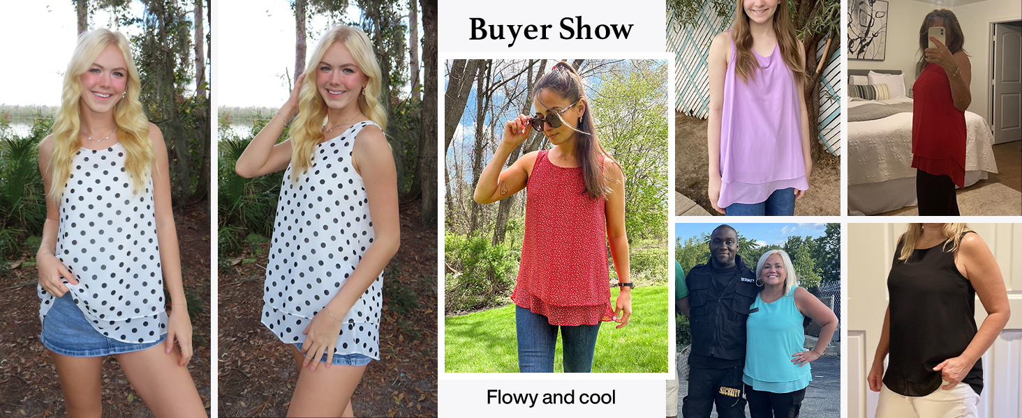 sleevelss bouse for women