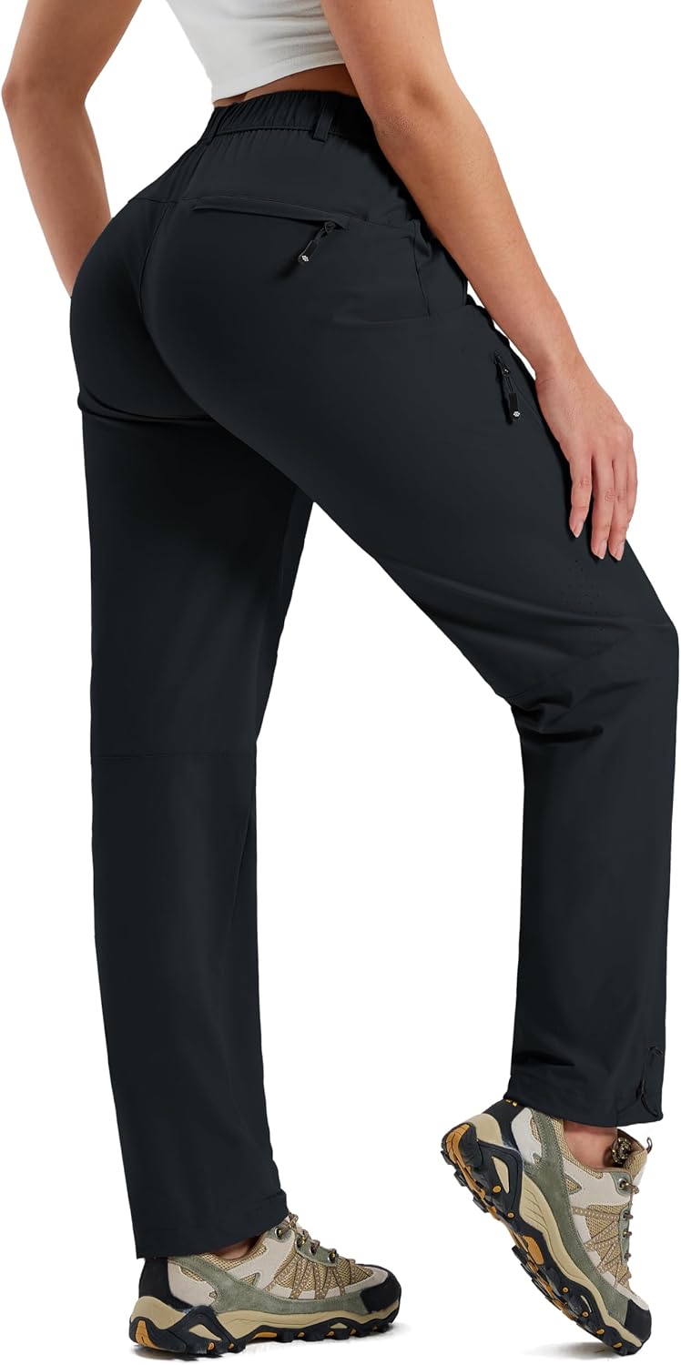 Women's Hiking Cargo Pants Lightweight Quick Dry UPF 50 Water Resistant Fishing Camping Travel Pant with 5 Pockets
