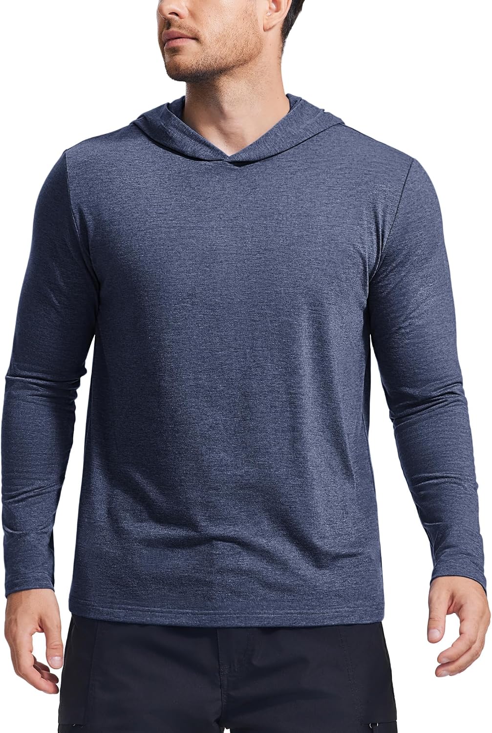 Lightweight Pullover Hoodies for Men Long Sleeve Hoodie for Golf Gym Workout Athletic Sweatshirt