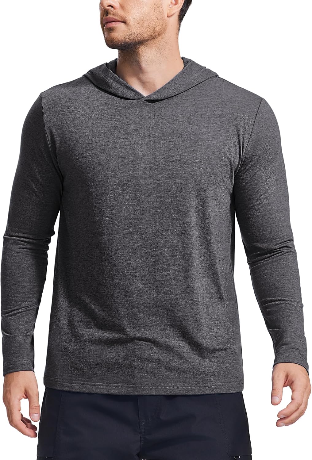 Lightweight Pullover Hoodies for Men Long Sleeve Hoodie for Golf Gym Workout Athletic Sweatshirt