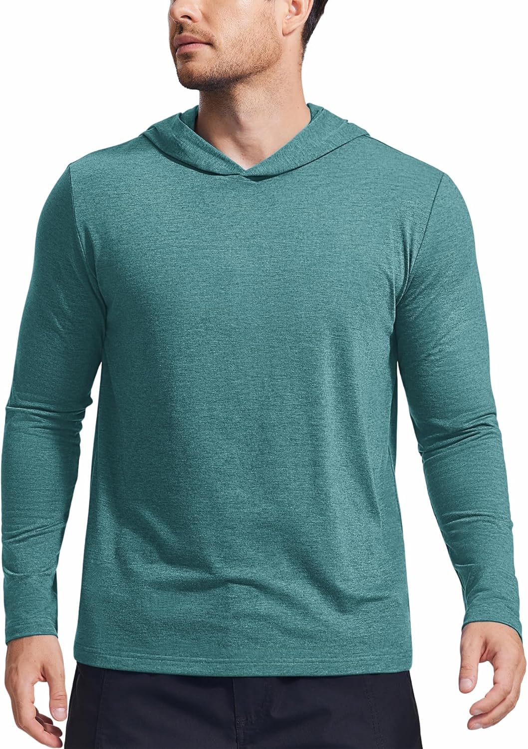 Lightweight Pullover Hoodies for Men Long Sleeve Hoodie for Golf Gym Workout Athletic Sweatshirt