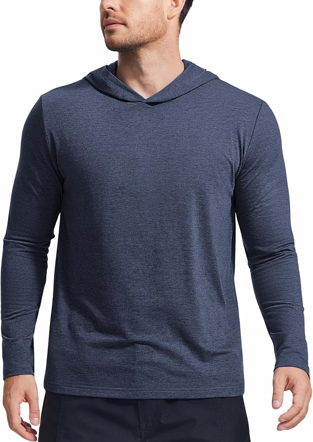 Lightweight Pullover Hoodies for Men Long Sleeve Hoodie for Golf Gym Workout Athletic Sweatshirt