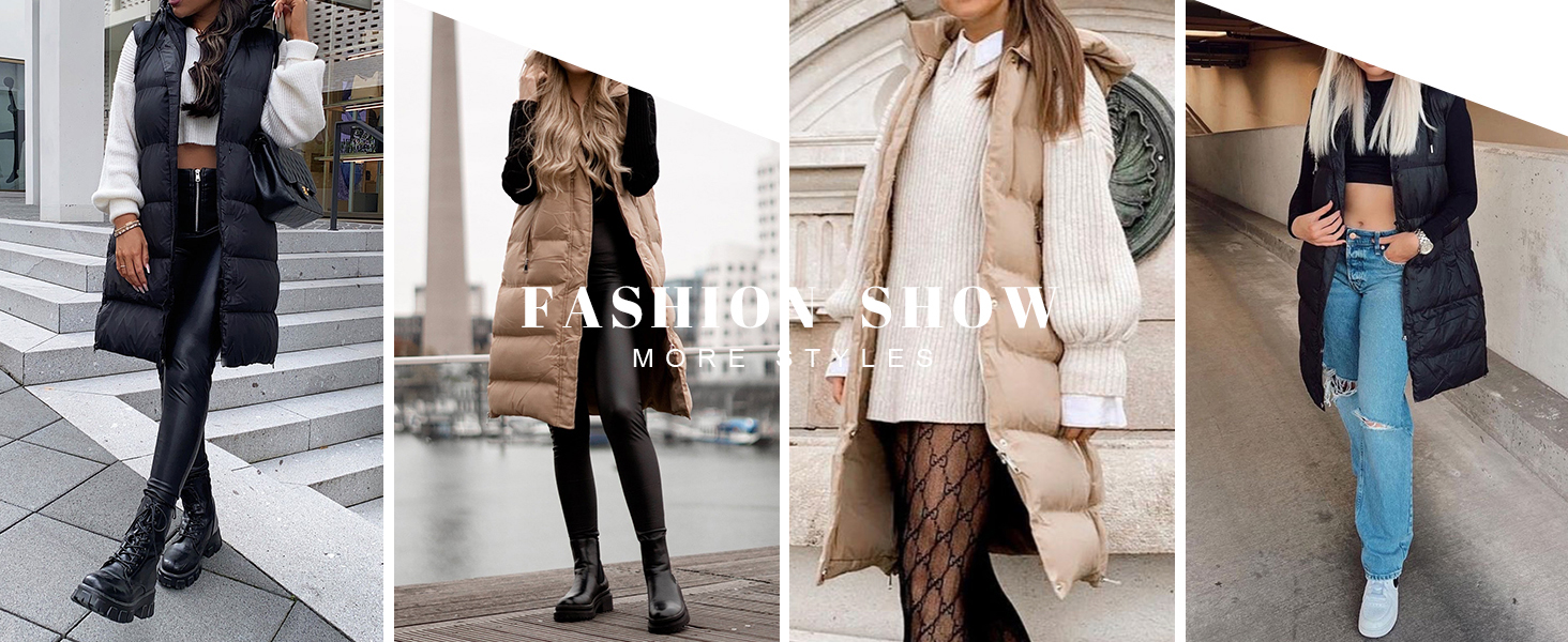 womens zip up sleeveless jackets