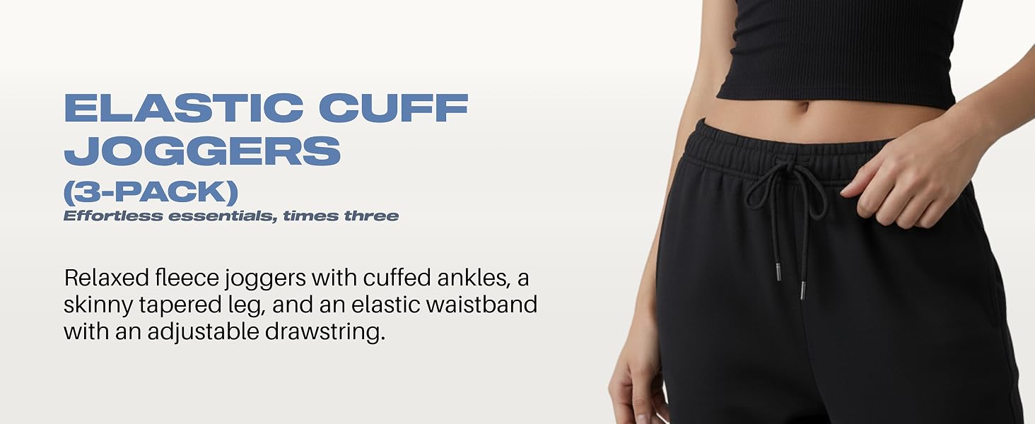 Elastic Cuff Joggers