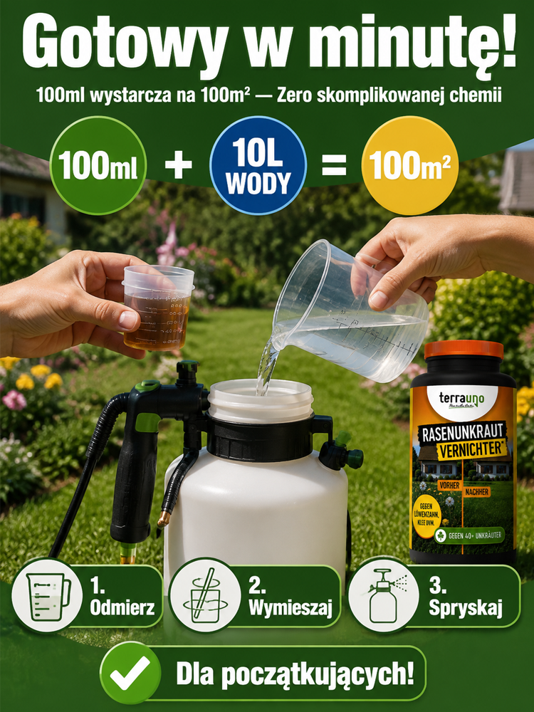Koniec z Wyrywaniem Chwastów! Działa 8x szybciej i bez glifosatu