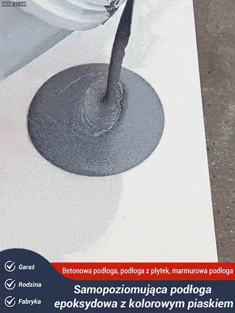 🏠Szukasz nowoczesnej posadzki do garażu lub salonu？ Błyskawiczny remont podłogi bez kuci płytek!