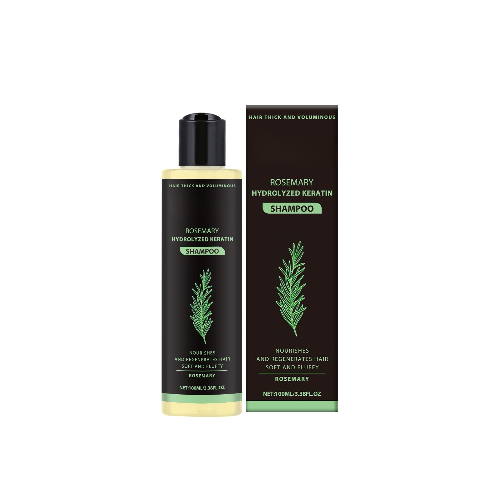 🌿 Gęste włosy i mnóstwo nowych baby hair! Ziołowy szampon z rozmarynem i keratyną 