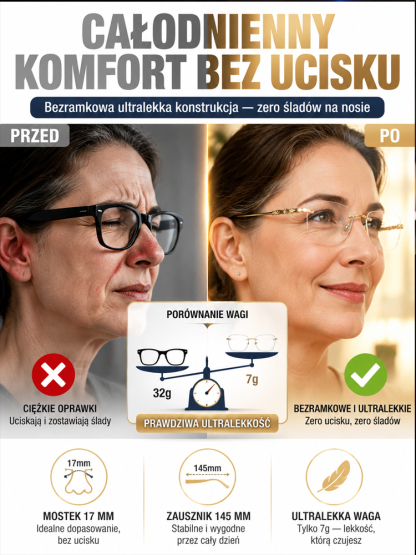 Wyprzedaż -50%! Okulary Autofokus Zapewniają Krystalicznie Czysty Obraz! z ochroną antyradiacyjną dla seniorów！