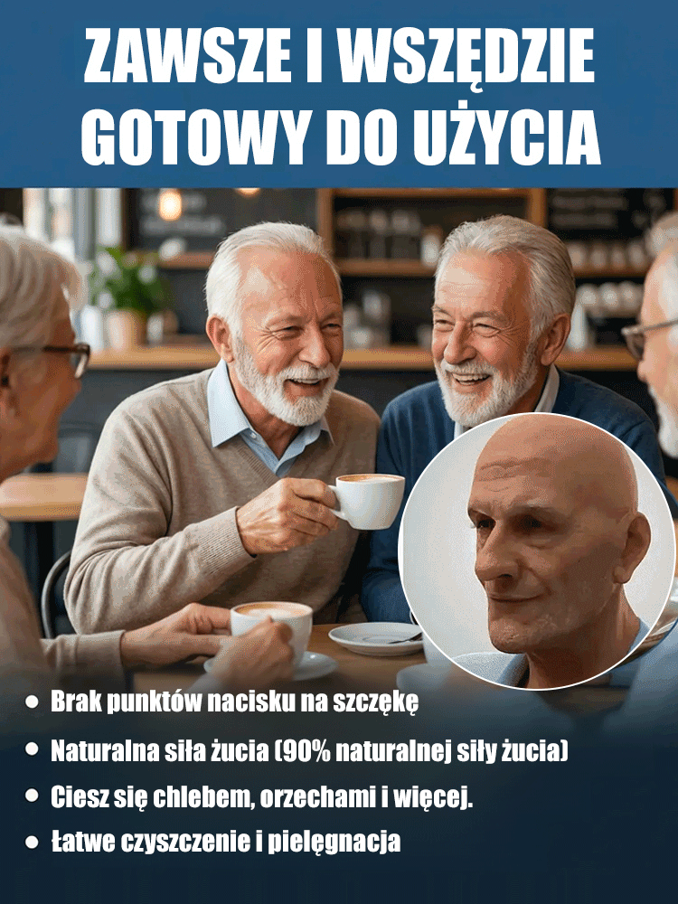 Elastyczna proteza zębowa gwarantuje niesamowicie naturalny wygląd!