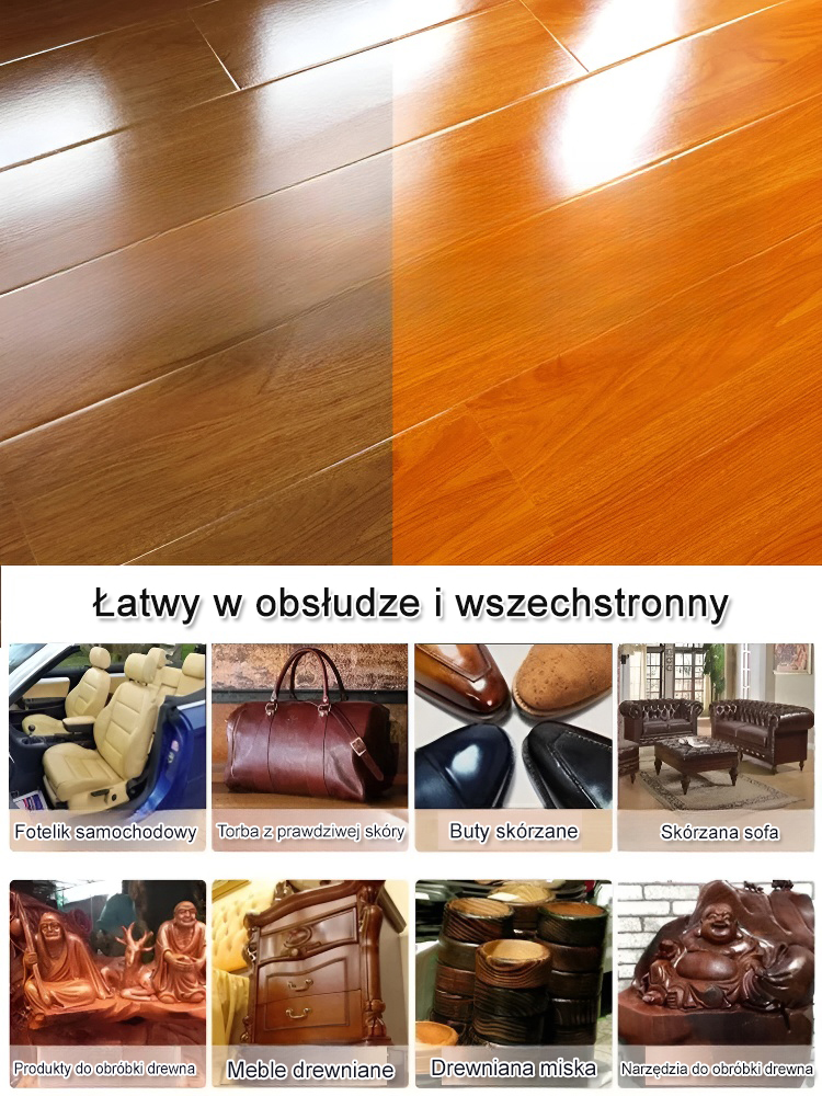 Przywróć blask podłogom i meblom w kilka sekund! Naturalny spray z woskiem pszczelim！