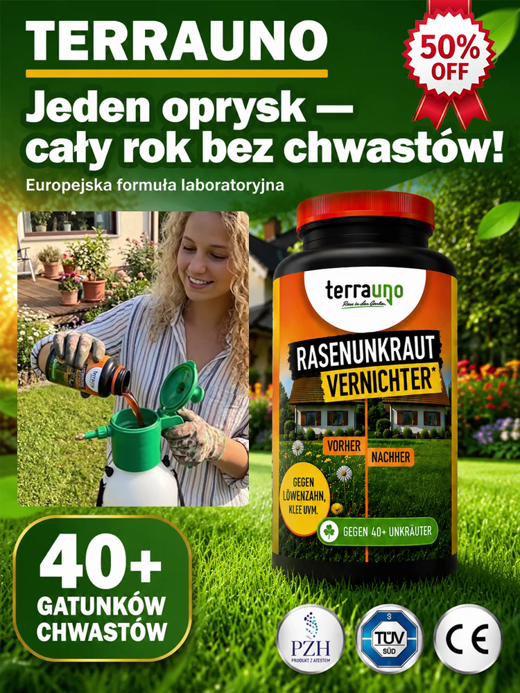 Koniec z Wyrywaniem Chwastów! Działa 8x szybciej i bez glifosatu