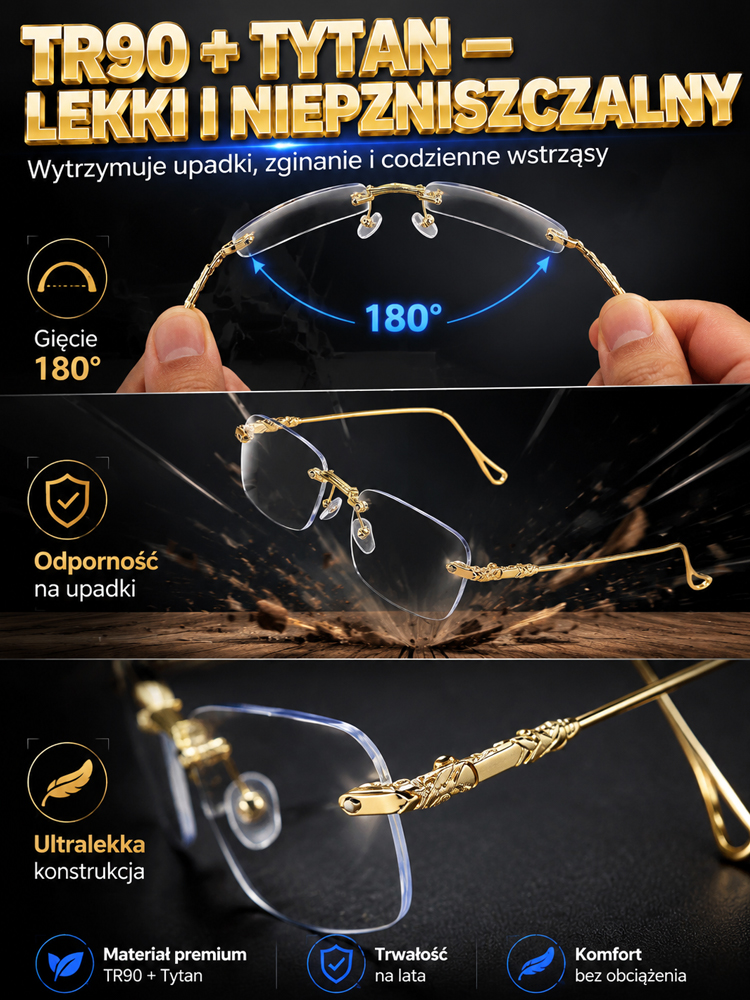 Wyprzedaż -50%! Okulary Autofokus Zapewniają Krystalicznie Czysty Obraz! z ochroną antyradiacyjną dla seniorów！