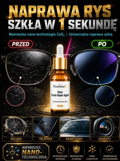 Usuwa rysy z szyb w 3 minuty bez wymiany! Niemiecka pasta regenerująca