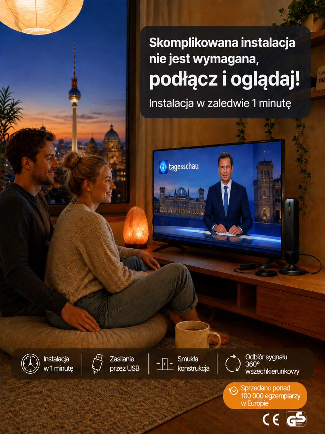 【4K antena radarowa】Oglądaj wszystkie mecze na żywo za darmo! Antena radarowa 4K do sportu！