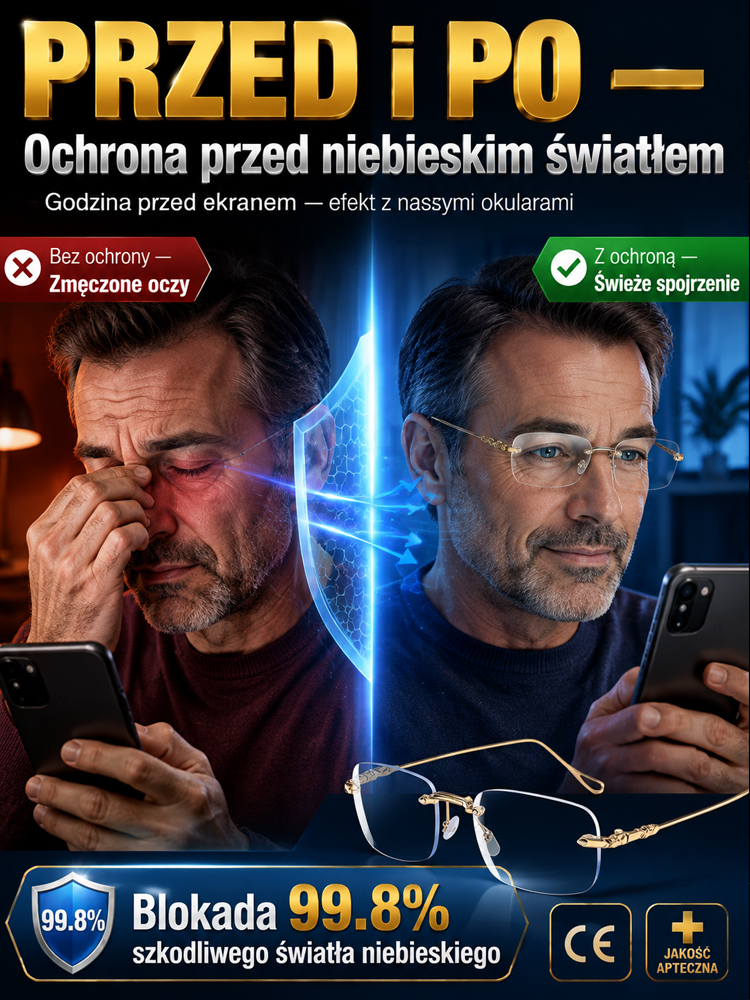 Wyprzedaż -50%! Okulary Autofokus Zapewniają Krystalicznie Czysty Obraz! z ochroną antyradiacyjną dla seniorów！